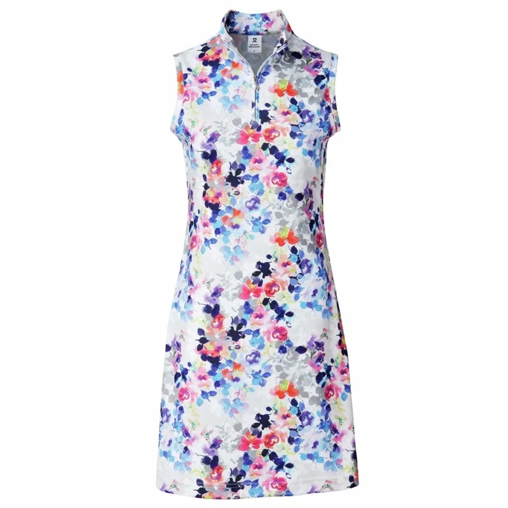 Daily Sports Mira White Patterned Golf Dress Floral - Picture 3 of 8